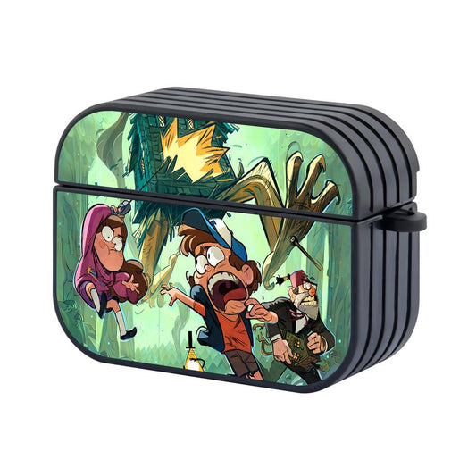 Gravity Falls Run from The Monster House Hard Plastic Case Cover For Apple Airpods Pro 3-Xtracase