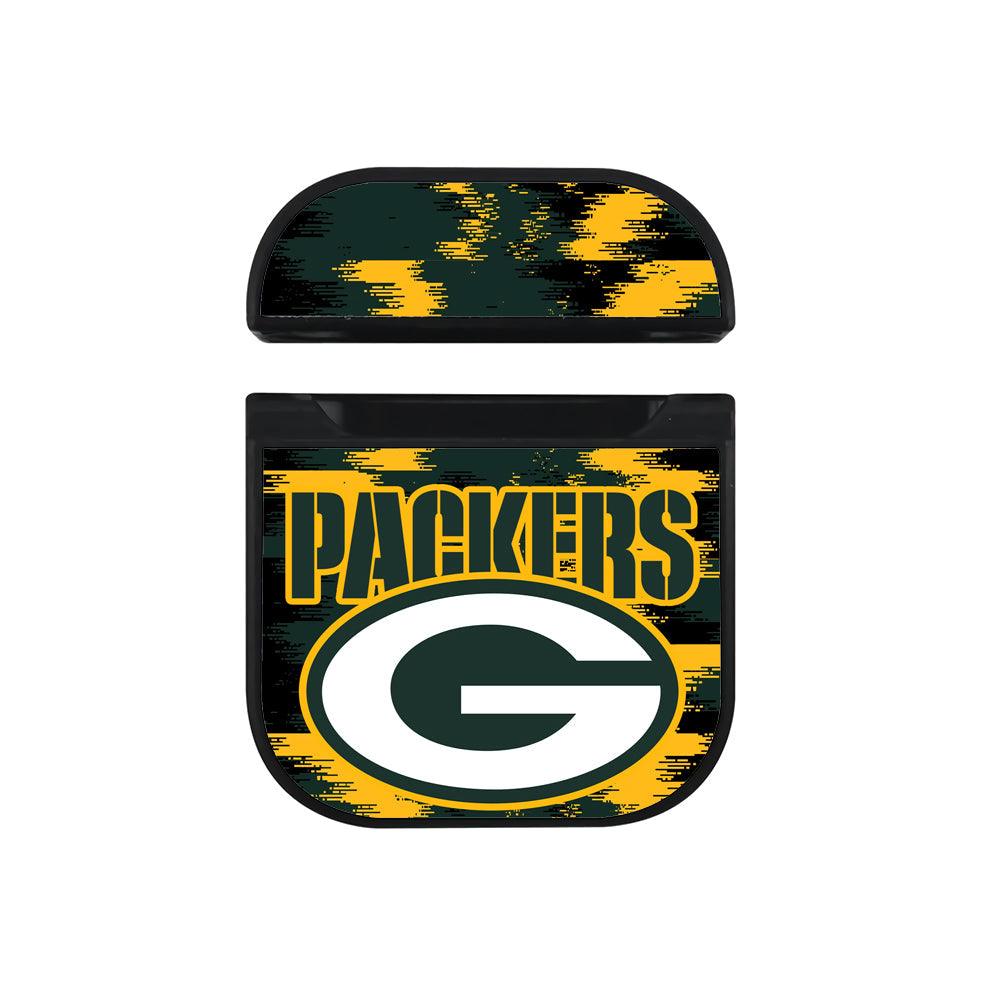 Green Bay Packers The Struggle Streak Hard Plastic Case Cover For Apple Airpods-Xtracase