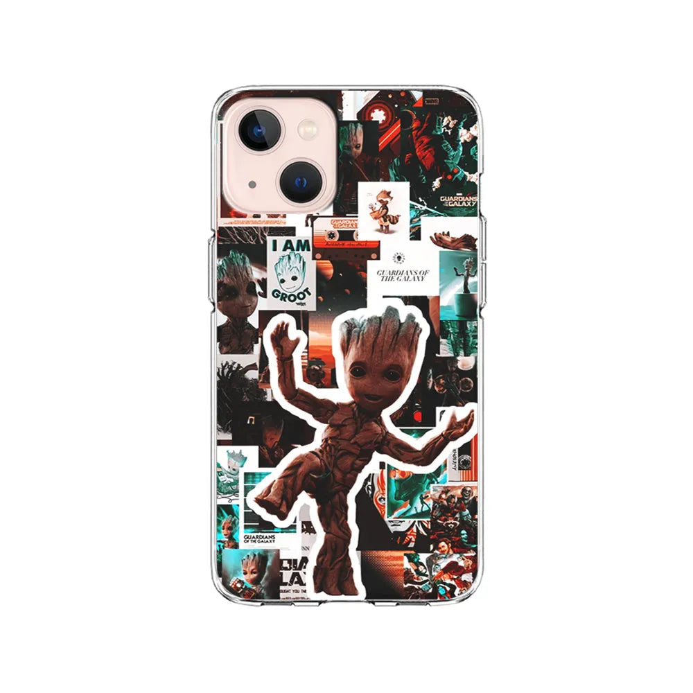 Groot Aesthetic iPhone 15 Plus Case-Clear Soft Case-Xtracase