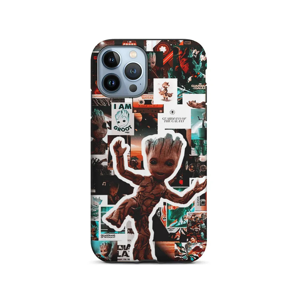 Groot Aesthetic iPhone 13 Pro Case-2 in 1 Tough Case-Xtracase