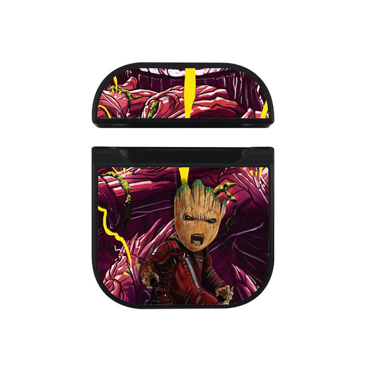 Groot Message to The Enemy Hard Plastic Case Cover For Apple Airpods-Xtracase