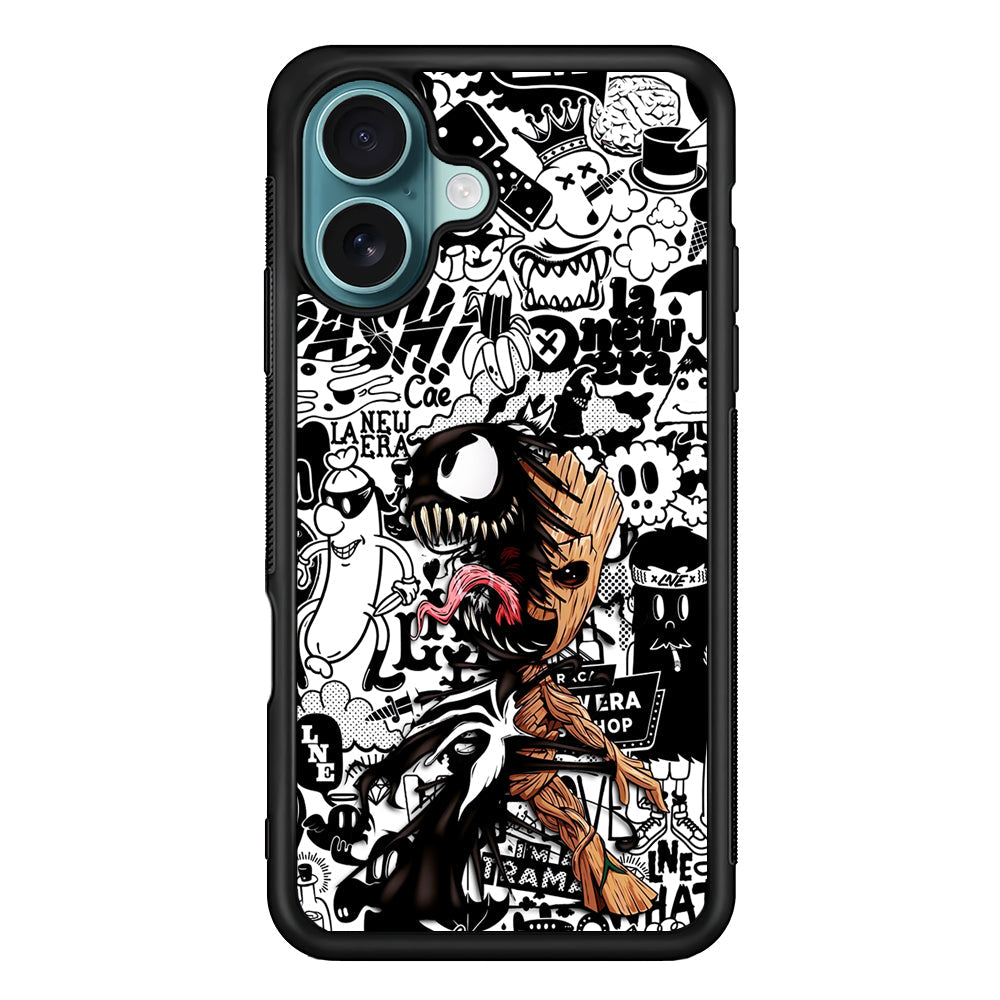 Groot x Venom Fusion Mode iPhone 16 Plus Case - Xtracase