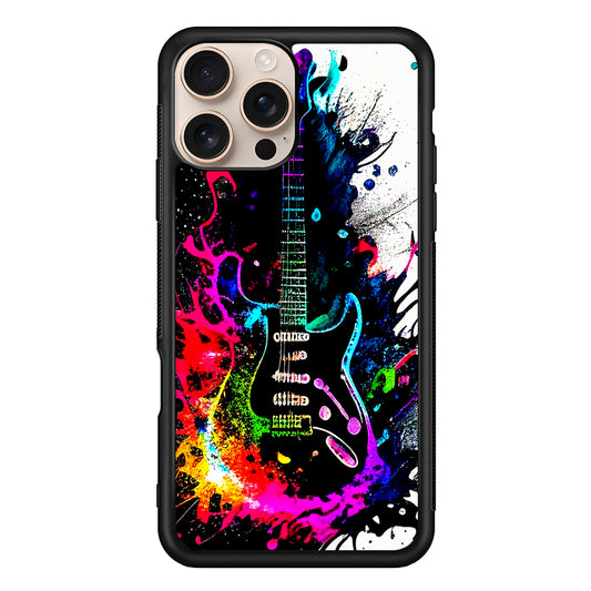 Guitar Art Explosion iPhone 16 Pro Case - iPhone 16 Pro