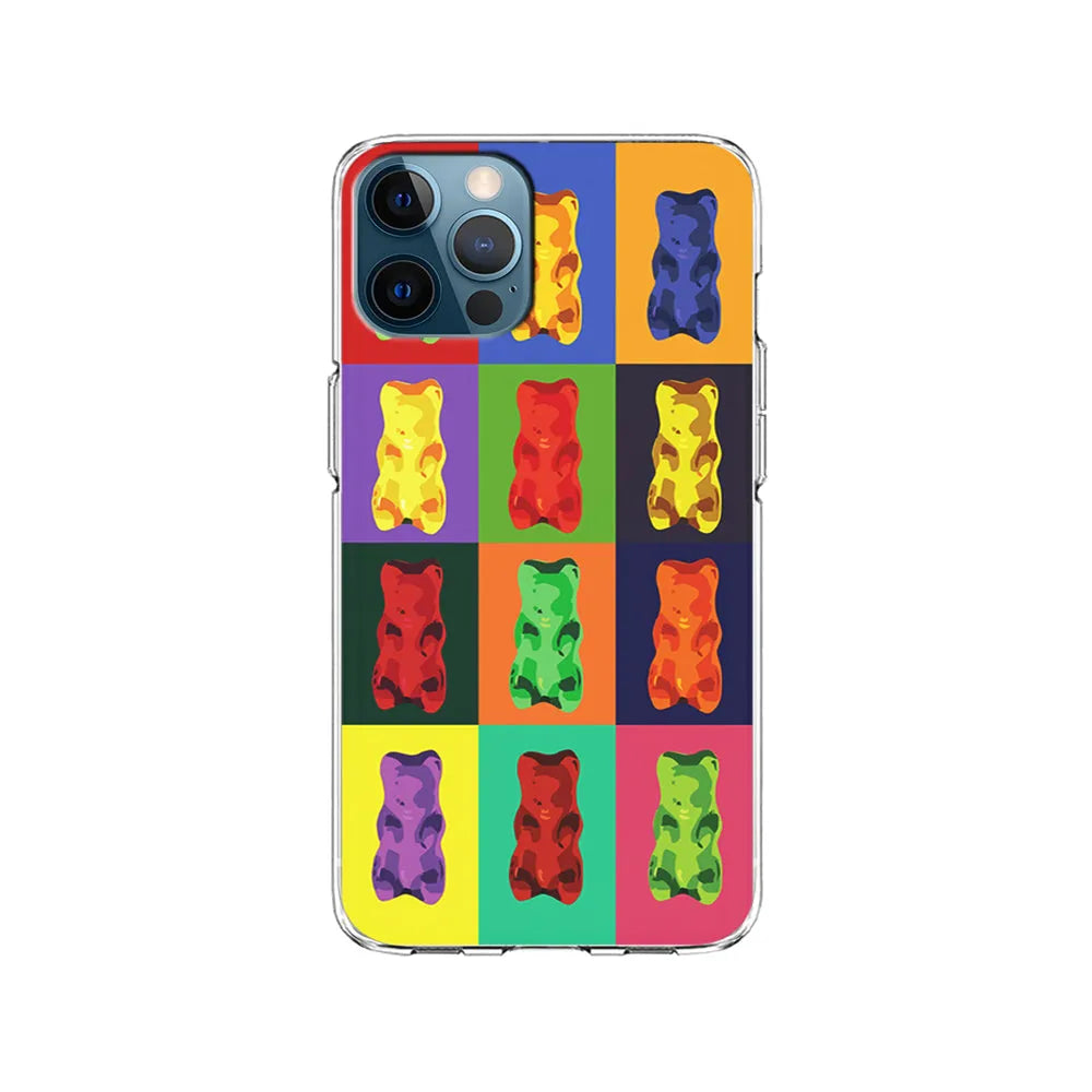 Gummy Bear Pop Art iPhone 13 Pro Case-Clear Soft Case-Xtracase