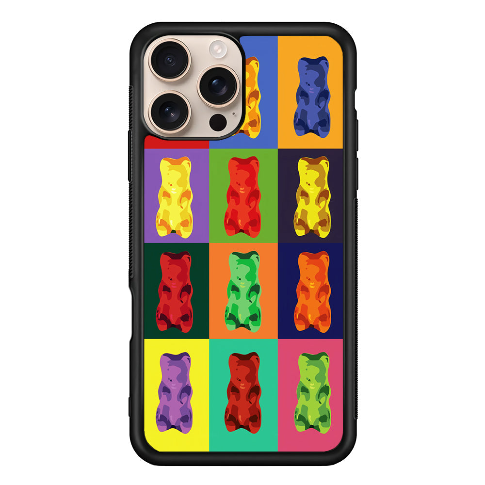 Gummy Bear Pop Art iPhone 16 Pro Max Case - iPhone 16 Pro Max