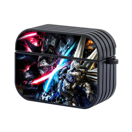 Gundam Fight in Galaxy Hard Plastic Case Cover For Apple Airpods Pro-Xtracase