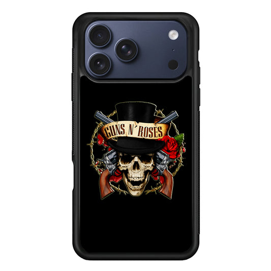 Guns N Roses Rock Skull iPhone 17 Pro Case - Xtracase
