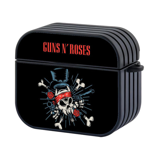Guns N Roses Skull of Honour Hard Plastic Case Cover For Apple Airpods 3-Xtracase