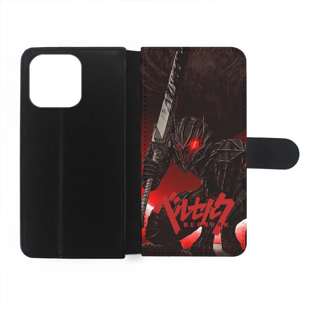 Guts Berserk Beast Armor iPhone 13 Pro Max Case-Flip Wallet Case-Xtracase