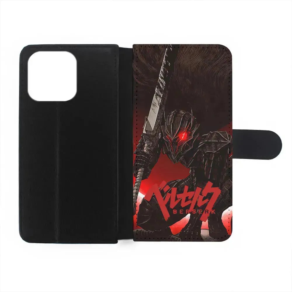 Guts Berserk Beast Armor iPhone 15 Pro Max Case-Flip Wallet Case-Xtracase