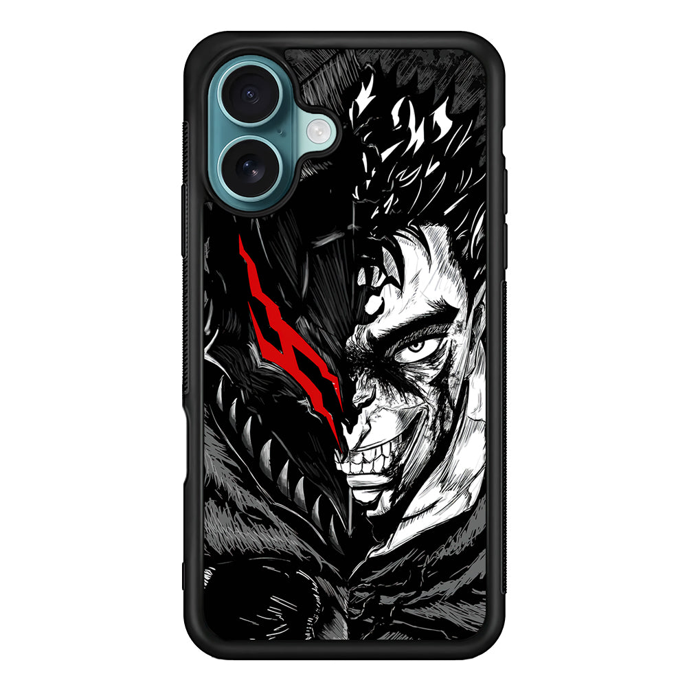 Guts Berserk Face iPhone 16 Plus Case - Xtracase
