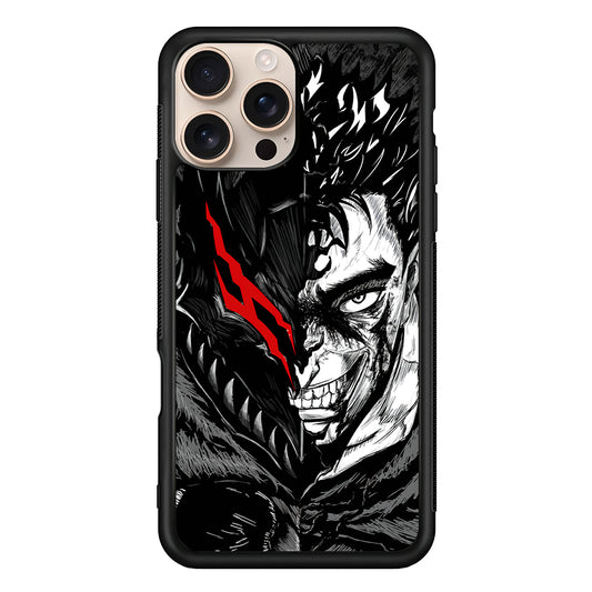 Guts Berserk Face iPhone 16 Pro Case - iPhone 16 Pro