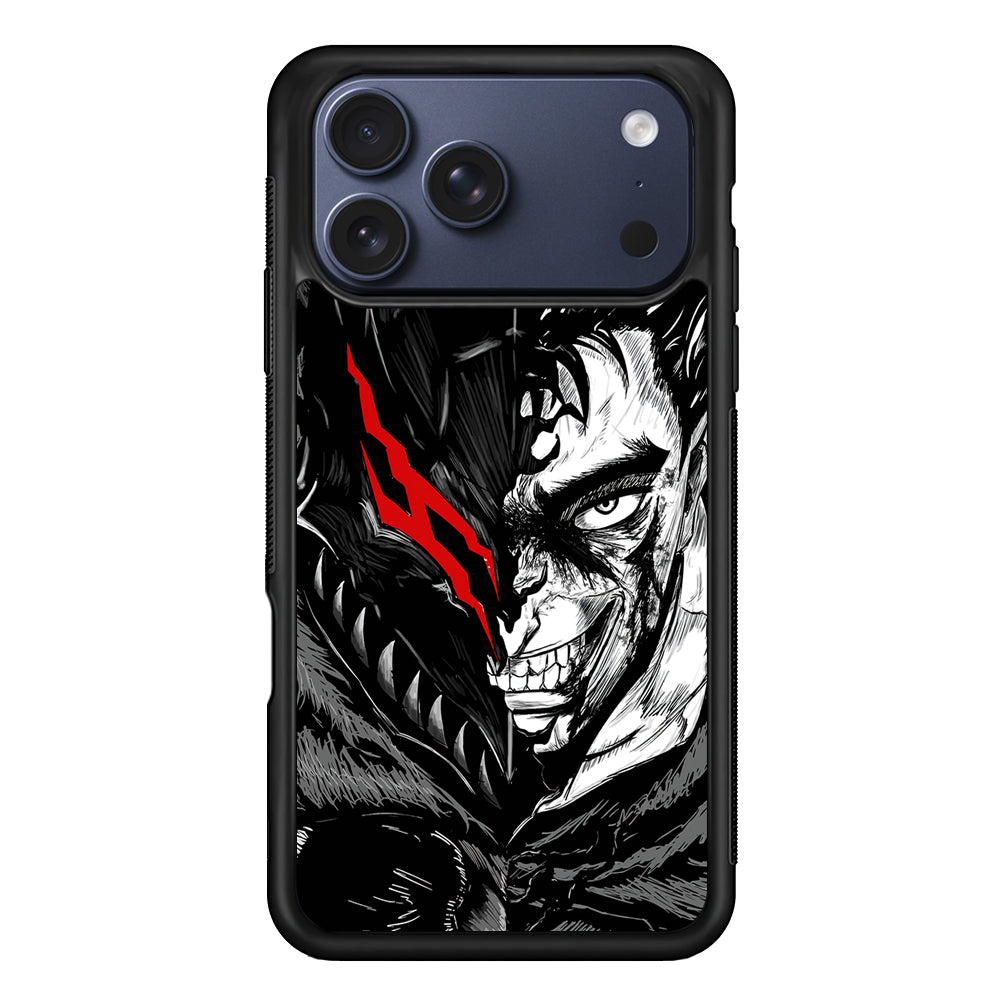 Guts Berserk Face iPhone 17 Pro Case - Xtracase