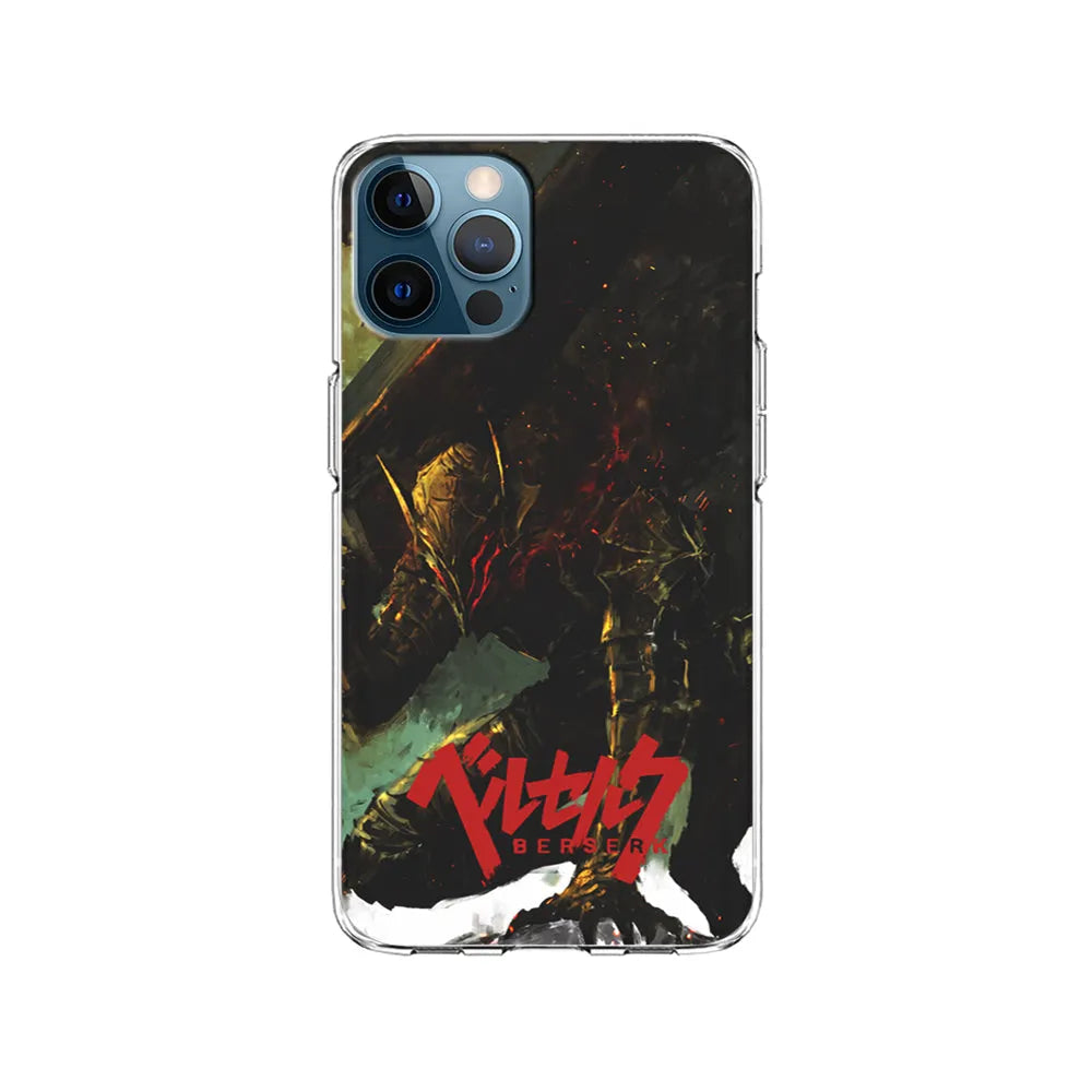 Guts Berserk Full Armor iPhone 13 Pro Case-Clear Soft Case-Xtracase