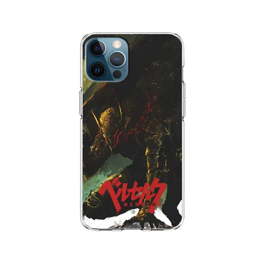 Guts Berserk Full Armor iPhone 15 Pro Max Case-Clear Soft Case-Xtracase