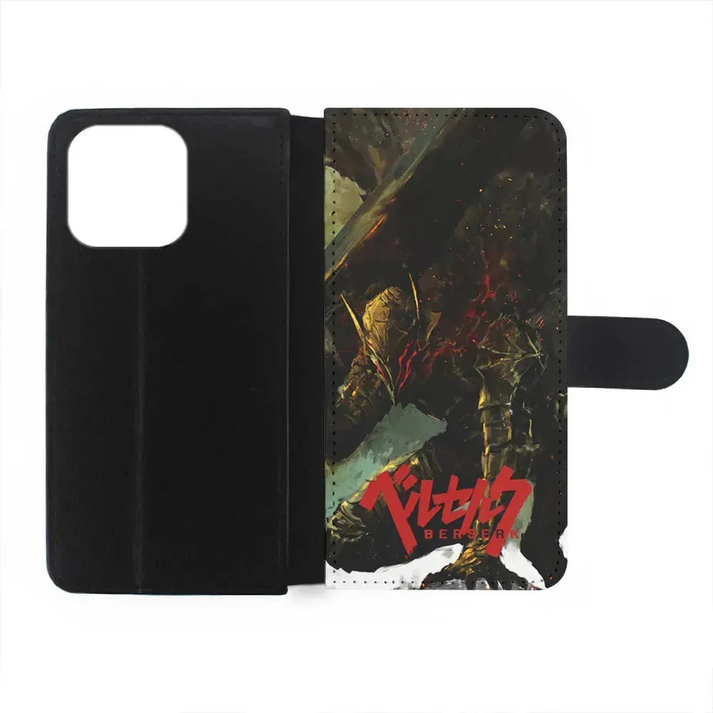 Guts Berserk Full Armor iPhone 14 Pro Max Case-Flip Wallet Case-Xtracase