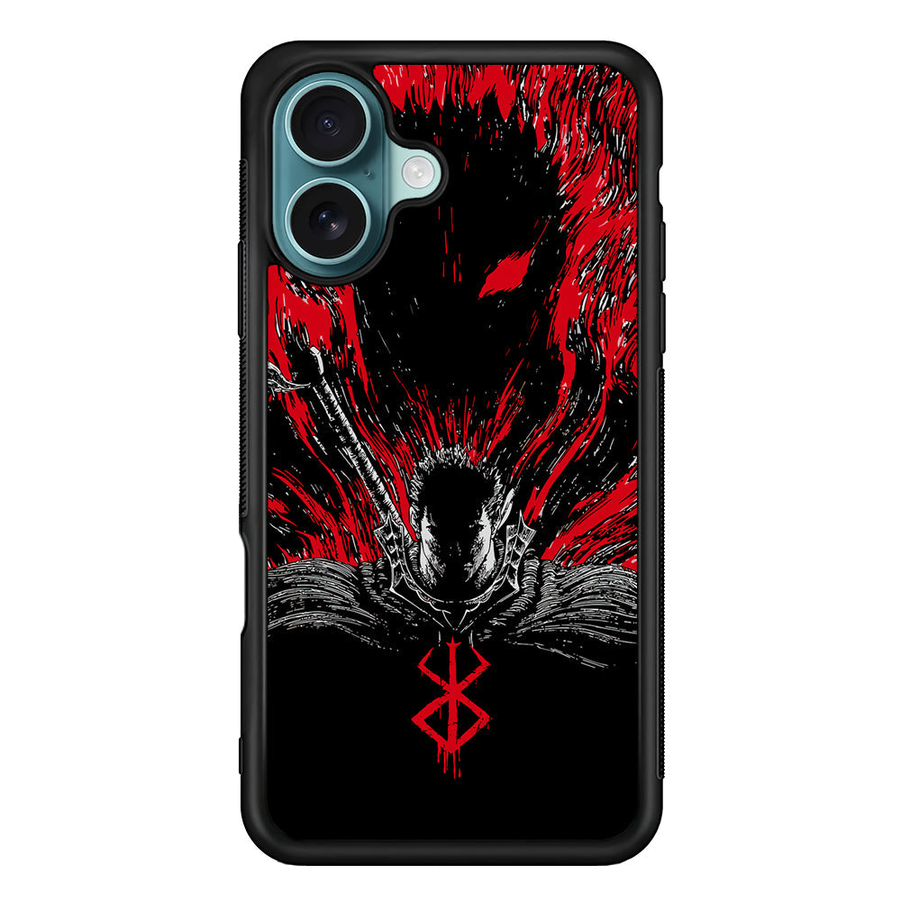 Guts Berserk The Black Swordsman iPhone 16 Plus Case - Xtracase