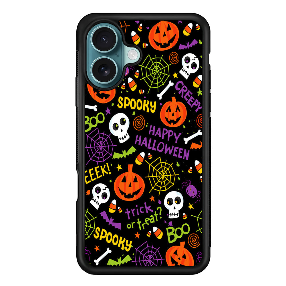 Happy Halloween Spooky iPhone 16 Plus Case - Xtracase