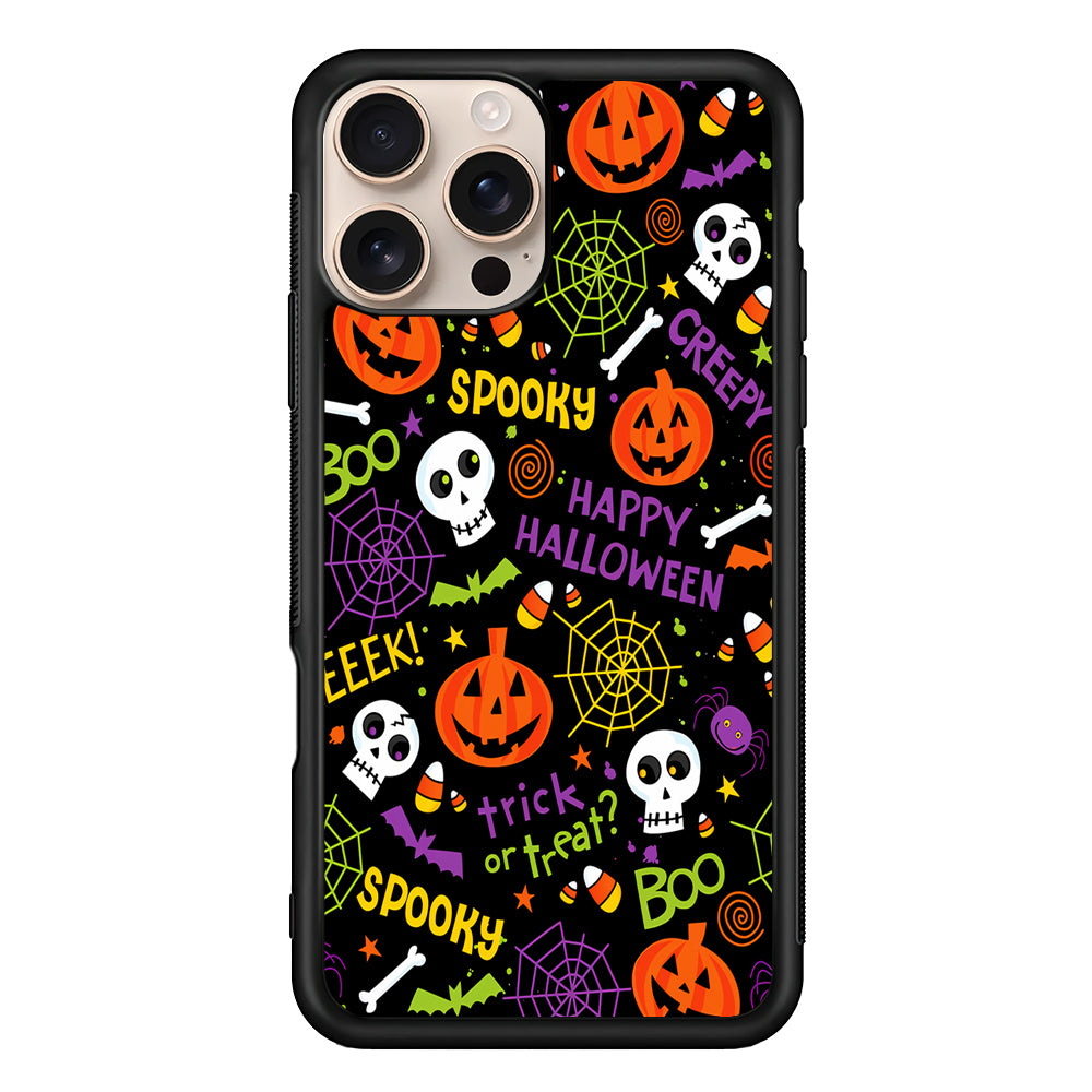 Happy Halloween Spooky iPhone 16 Pro Case - iPhone 16 Pro