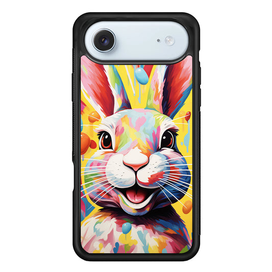Happy Rabbit Painting iPhone 17 Air Case - Xtracase