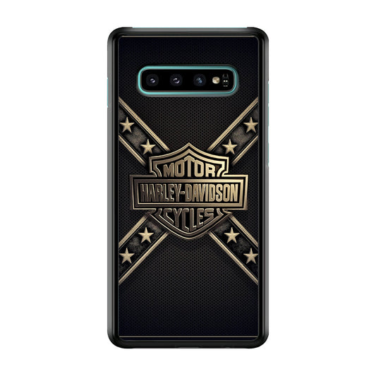 Harley Davidson Golden Star Samsung Galaxy S10 Plus Case-Xtracase