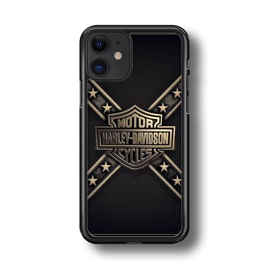 Harley Davidson Golden Star iPhone 11 Case-Xtracase