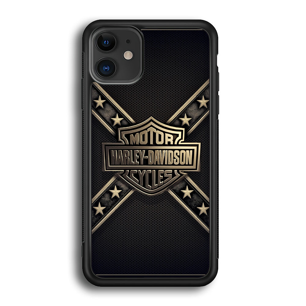 Harley Davidson Golden Star iPhone 12 Case-Xtracase