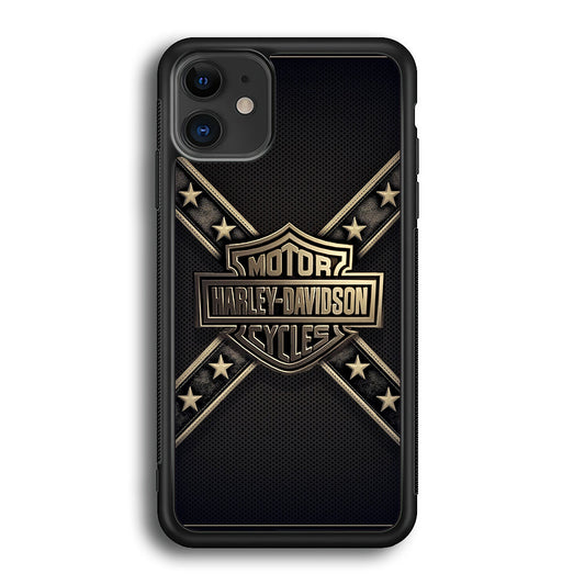 Harley Davidson Golden Star iPhone 12 Case-Xtracase