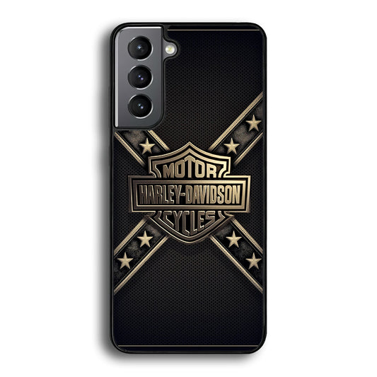 Harley Davidson Golden Star Samsung Galaxy S21 Case-Xtracase