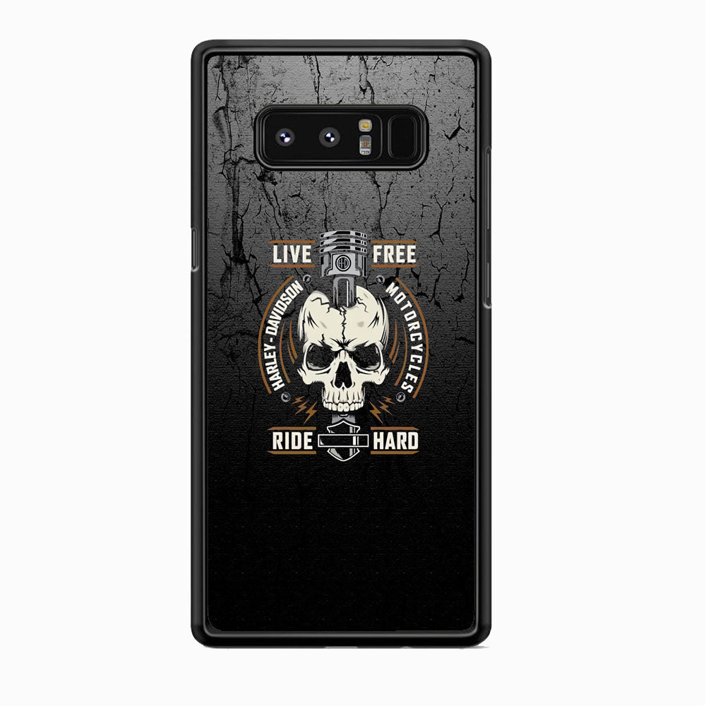 Harley Davidson Live Free with Ride Hard Samsung Galaxy Note 8 Case-Xtracase