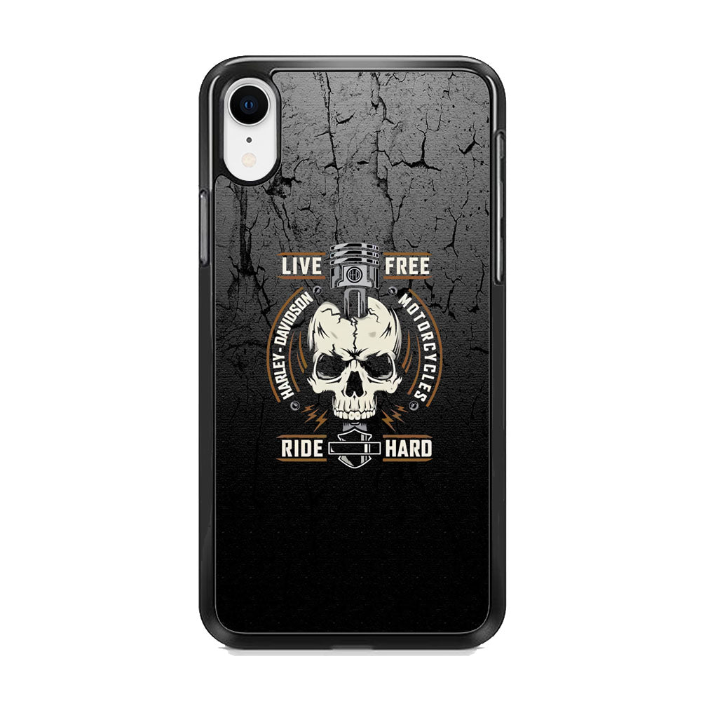 Harley Davidson Live Free with Ride Hard iPhone XR Case-Xtracase