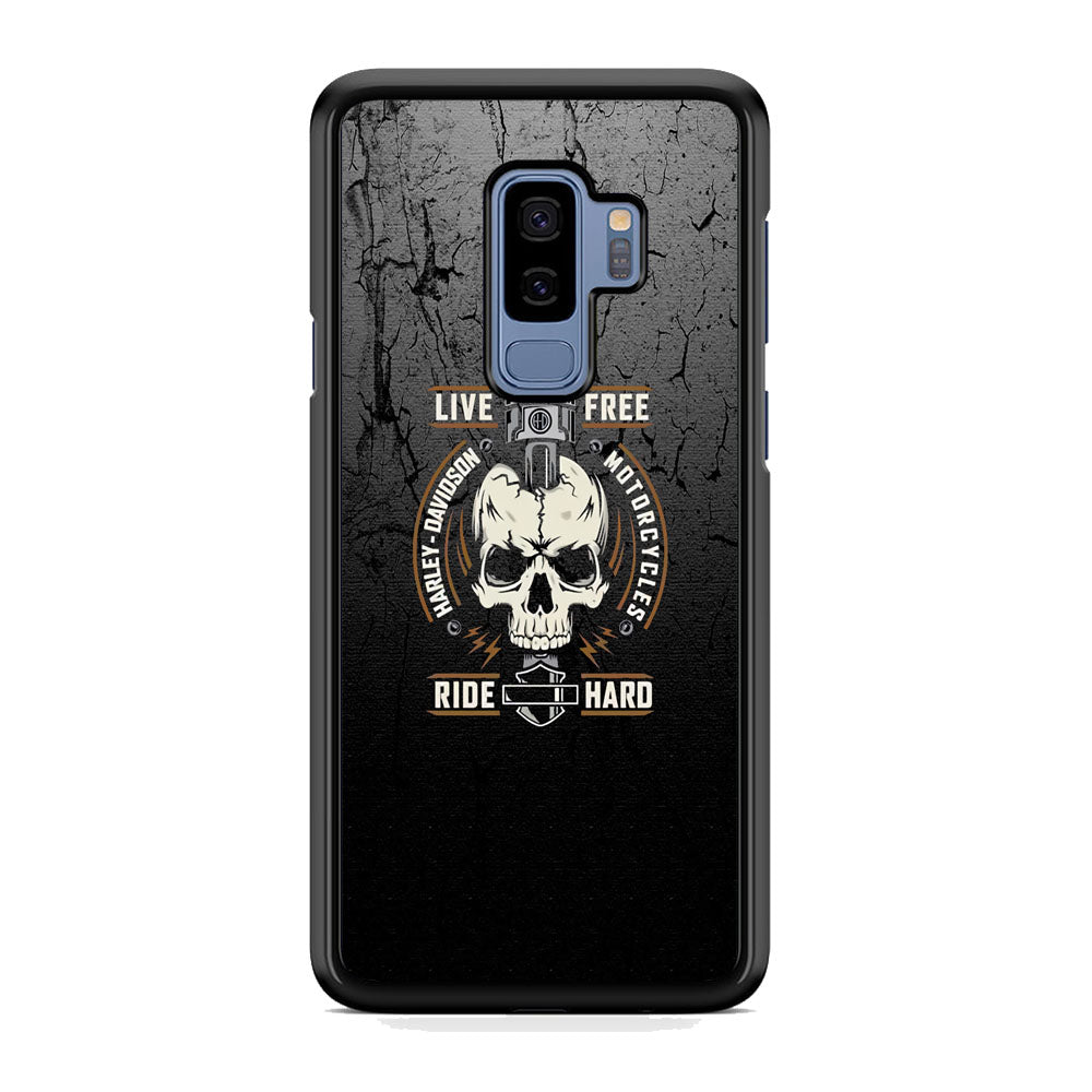 Harley Davidson Live Free with Ride Hard Samsung Galaxy S9 Plus Case-Xtracase