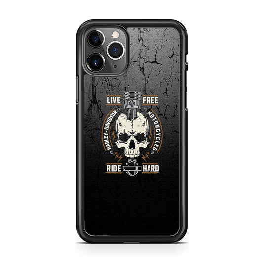 Harley Davidson Live Free with Ride Hard iPhone 11 Pro Max Case-Xtracase