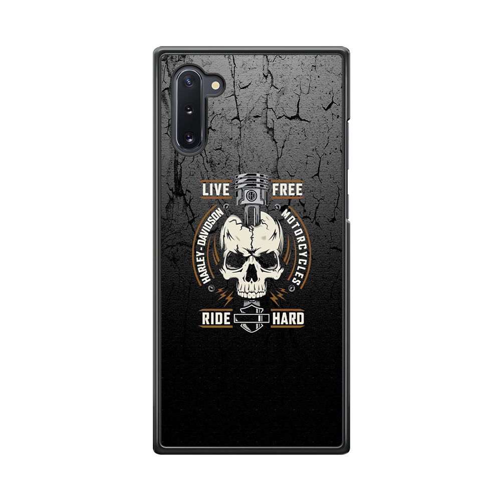 Harley Davidson Live Free with Ride Hard Samsung Galaxy Note 10 Case-Xtracase