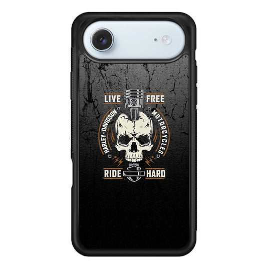 Harley Davidson Live Free with Ride Hard iPhone 17 Air Case - Xtracase