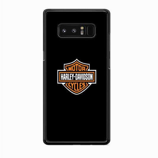 Harley Davidson Logo Black Samsung Galaxy Note 8 Case-Xtracase
