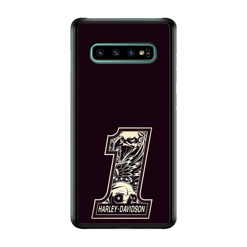Harley Davidson Number Dark Purple Samsung Galaxy S10 Case-Xtracase