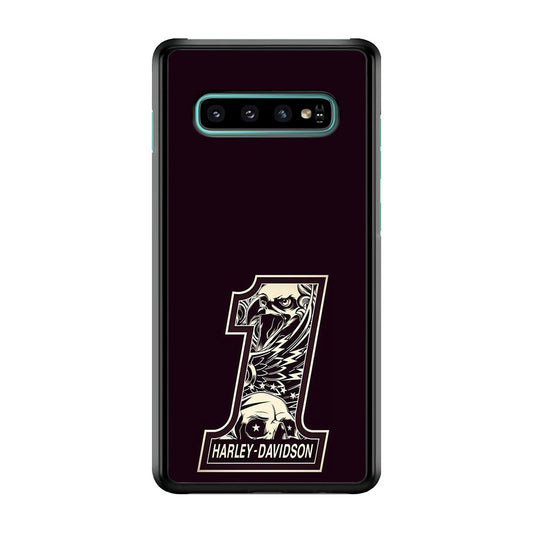 Harley Davidson Number Dark Purple Samsung Galaxy S10 Case-Xtracase