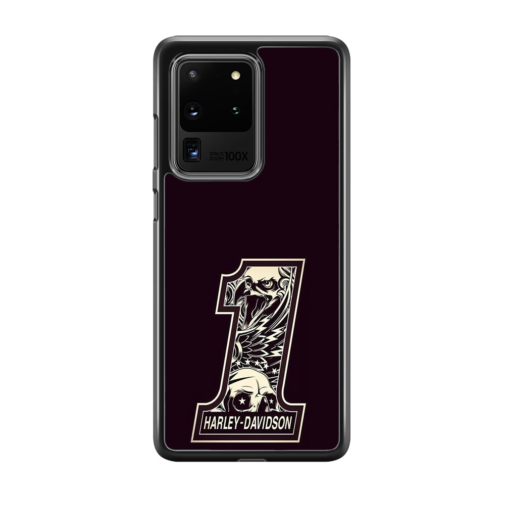 Harley Davidson Number Dark Purple Samsung Galaxy S20 Ultra Case-Xtracase