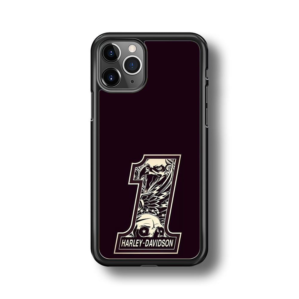 Harley Davidson Number Dark Purple iPhone 11 Pro Case-Xtracase