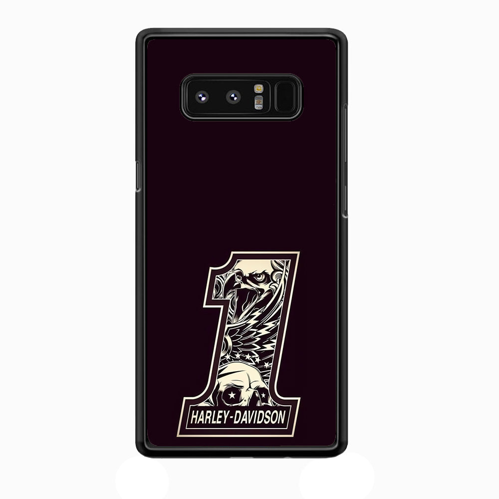 Harley Davidson Number Dark Purple Samsung Galaxy Note 8 Case-Xtracase