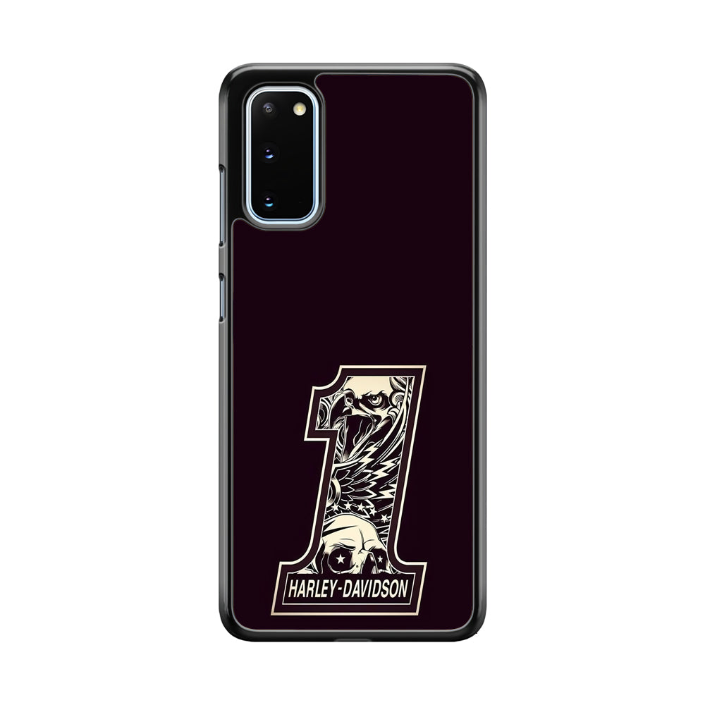Harley Davidson Number Dark Purple Samsung Galaxy S20 Case-Xtracase