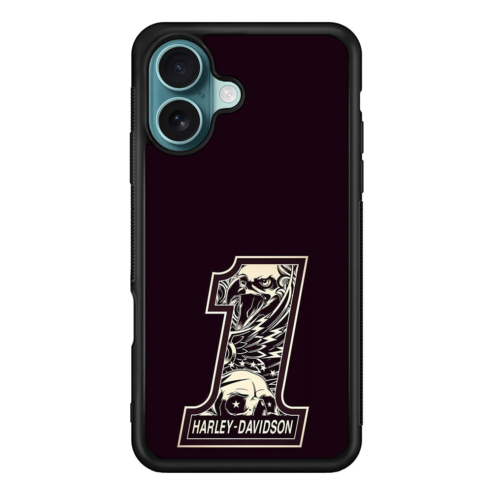 Harley Davidson Number Dark Purple iPhone 17 Case - Xtracase