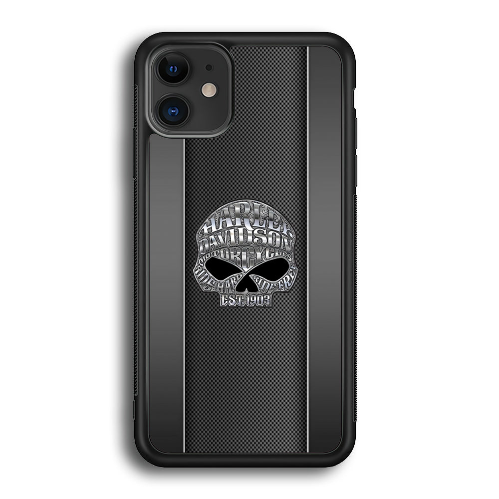 Harley Davidson Old Skull iPhone 12 Case-Xtracase