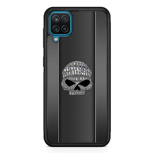 Harley Davidson Old Skull Samsung Galaxy A12 Case-Xtracase