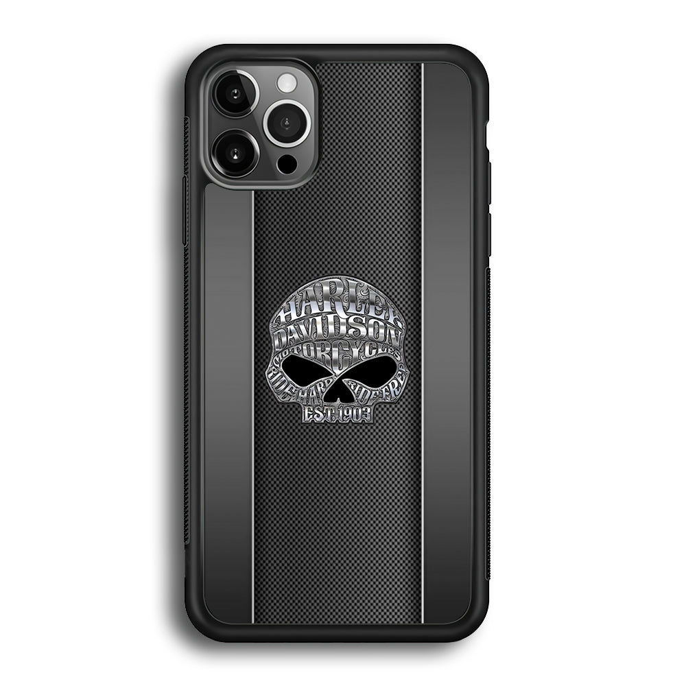 Harley Davidson Old Skull iPhone 12 Pro Case-Xtracase