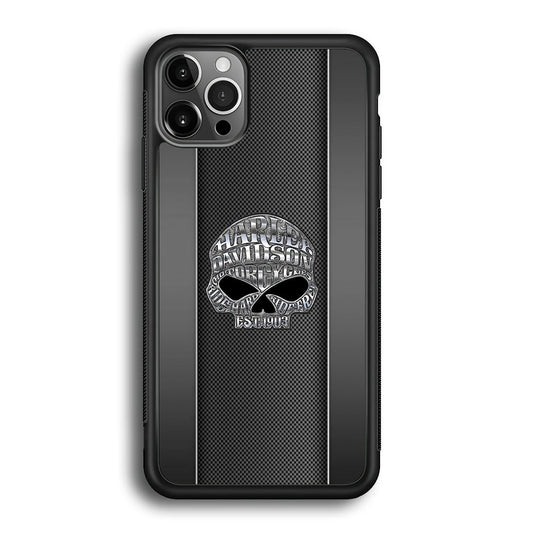 Harley Davidson Old Skull iPhone 12 Pro Case-Xtracase