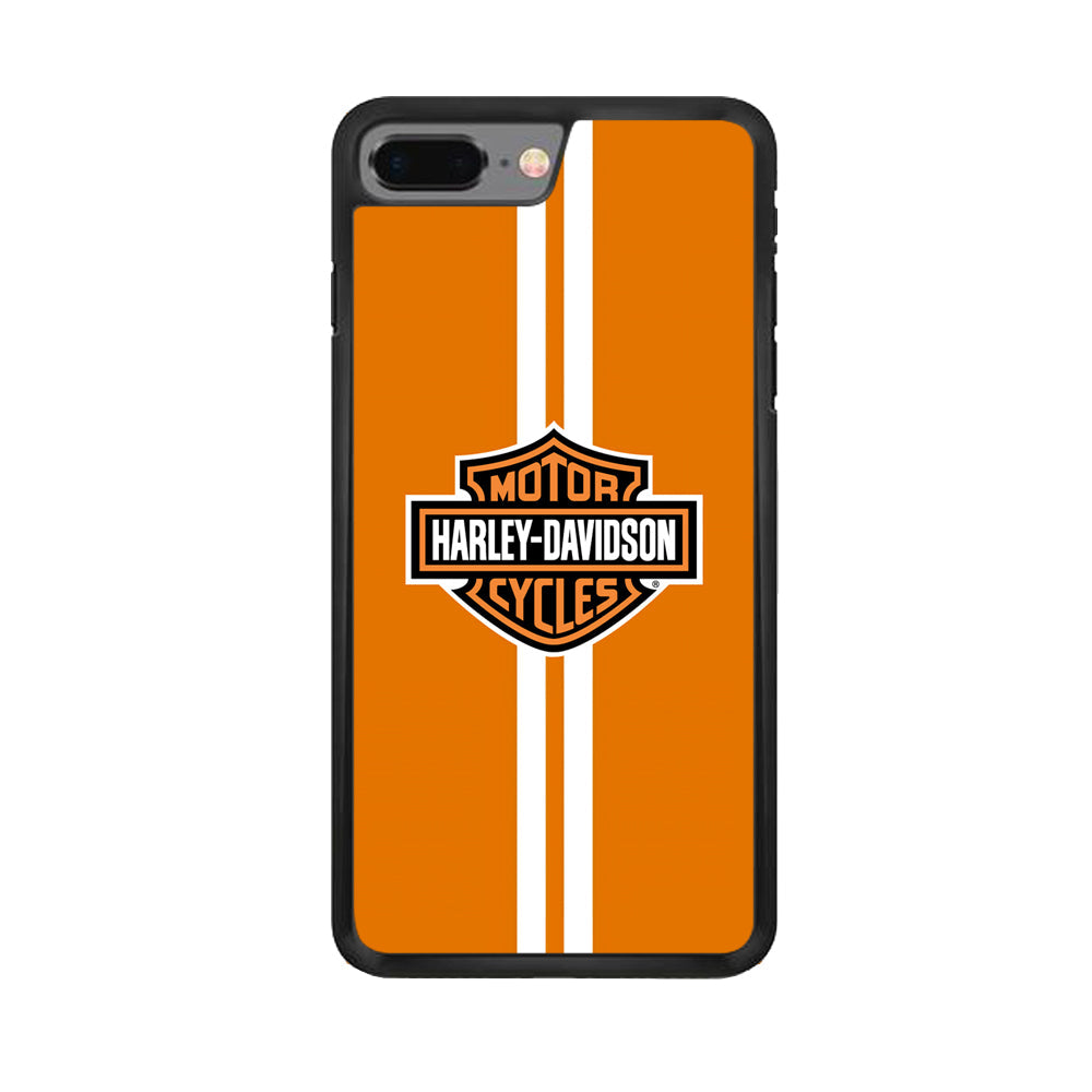 Harley Davidson Orange Touch iPhone 8 Plus Case-Xtracase
