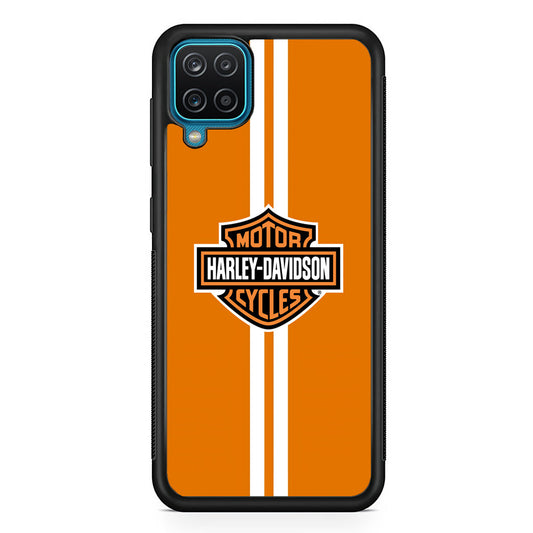Harley Davidson Orange Touch Samsung Galaxy A12 Case-Xtracase