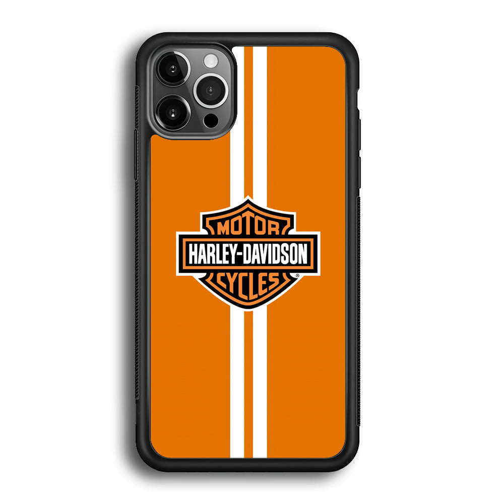 Harley Davidson Orange Touch iPhone 12 Pro Case-Xtracase